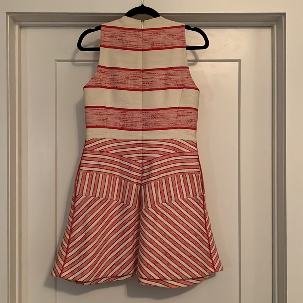 Philip Lim red and white striped a-line dress - Picture 8 of 10